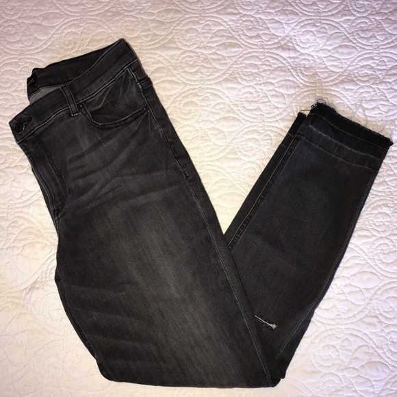 Express Denim - 3/$30 Express High Rise Ankle Legging Frayed Hem